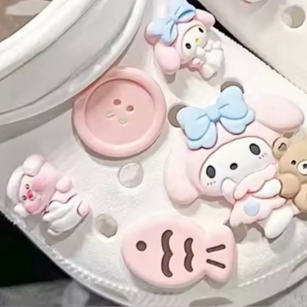 My melody Croc Charms 5 pieces